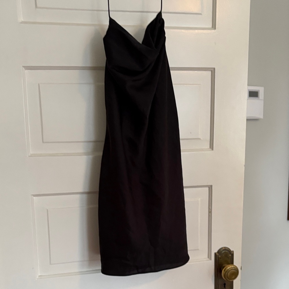 Wilfred Iritzia Black Satin Mini